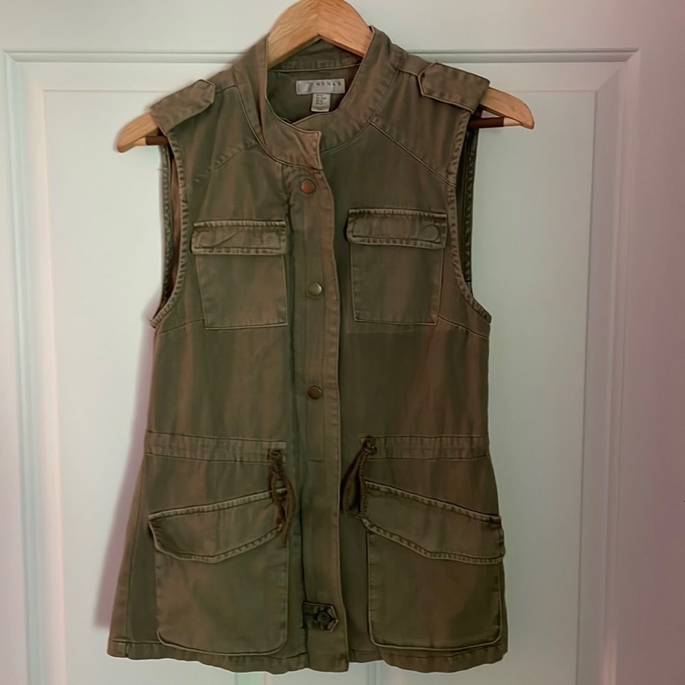 Olive Green Utility Vest